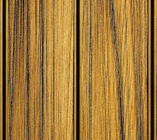 Golden Veil, cascading vertical strands in warm metallic tones