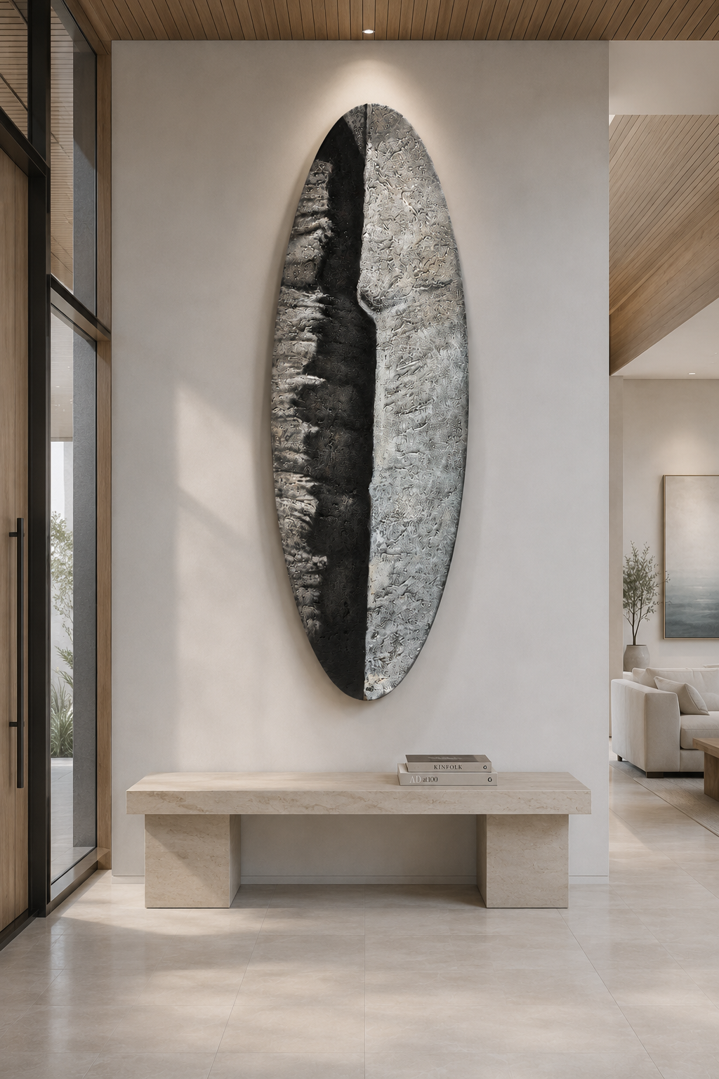 Tidal Echo displayed in a minimal interior